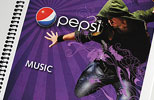 AOL and Pepsi Sales brochure divider page