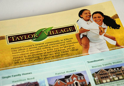 Taylor Village print ad view 1