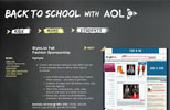 AOL Back to school email/microsit view 2