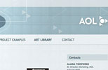 AOL Creative Solutions Website view 3