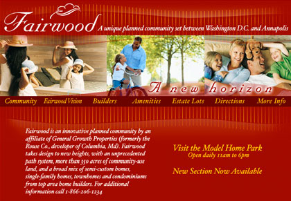 Fairwood Website view 1